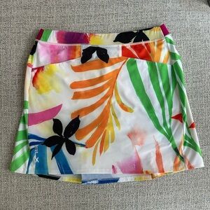 Ralph Lauren White and Pink Athletic Skirt